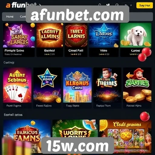 Afunbet.com oferece diversidade de jogos de azar