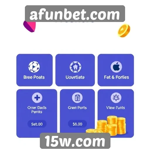 Funcionalidades principais do site afunbet.com